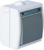 Łącznik światło, natynkowy, IP55, szary, AQUANT 1204-10